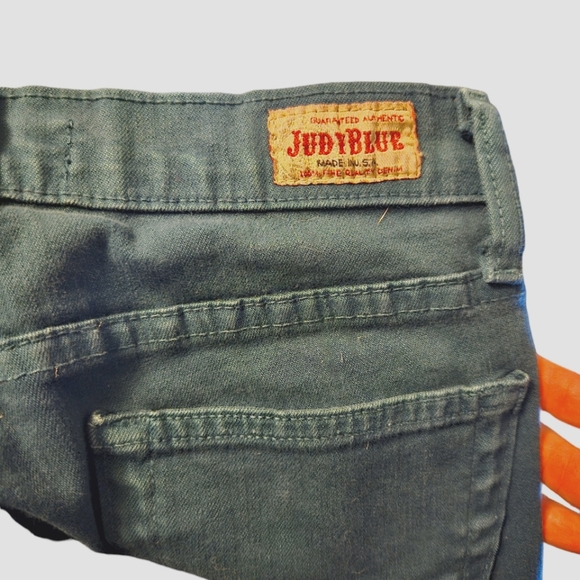 Judy Blue Hunter Green Colored Denim Skinny Jeans size 3 - Picture 4 of 6